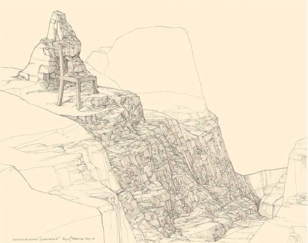 Lugar cativo 2 (da série Desenhos aos montes)