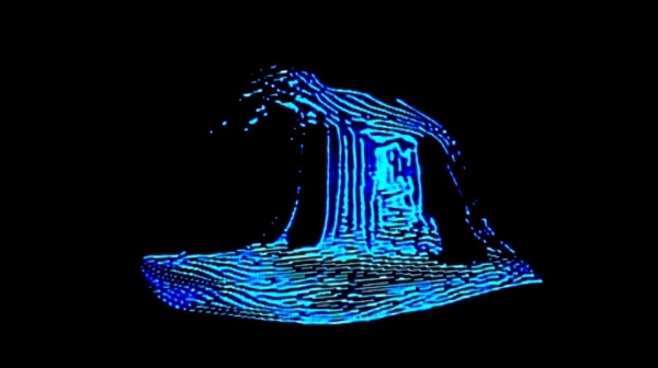Feedback III (da série Blue motion video)